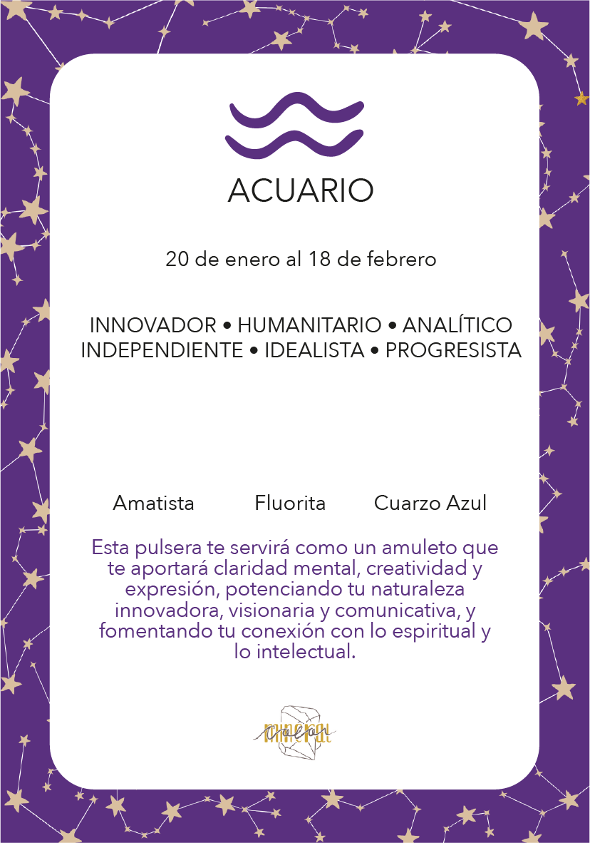 Pulsera ♒ Acuario