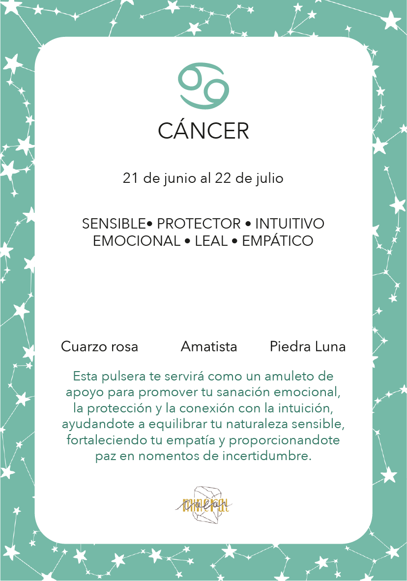 Pulsera ♋ Cáncer