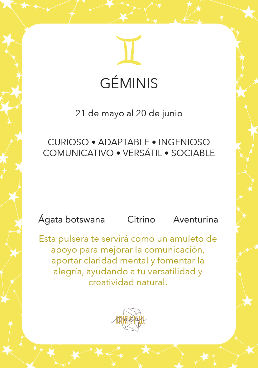 Pulsera ♊ Géminis