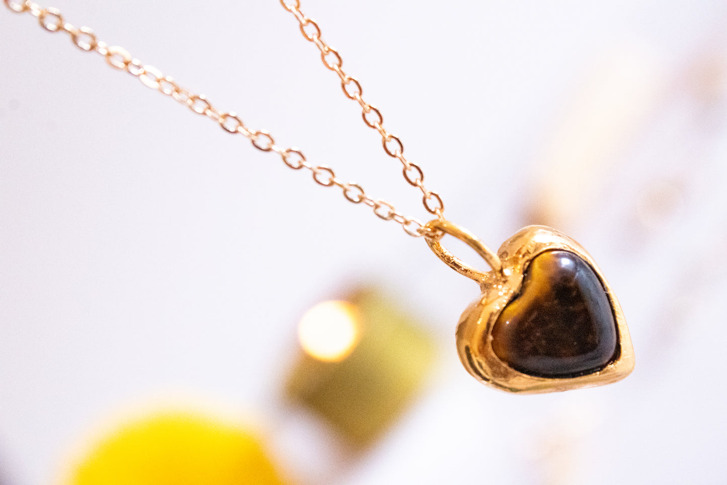 Freedom. Necklace with tiger's eye