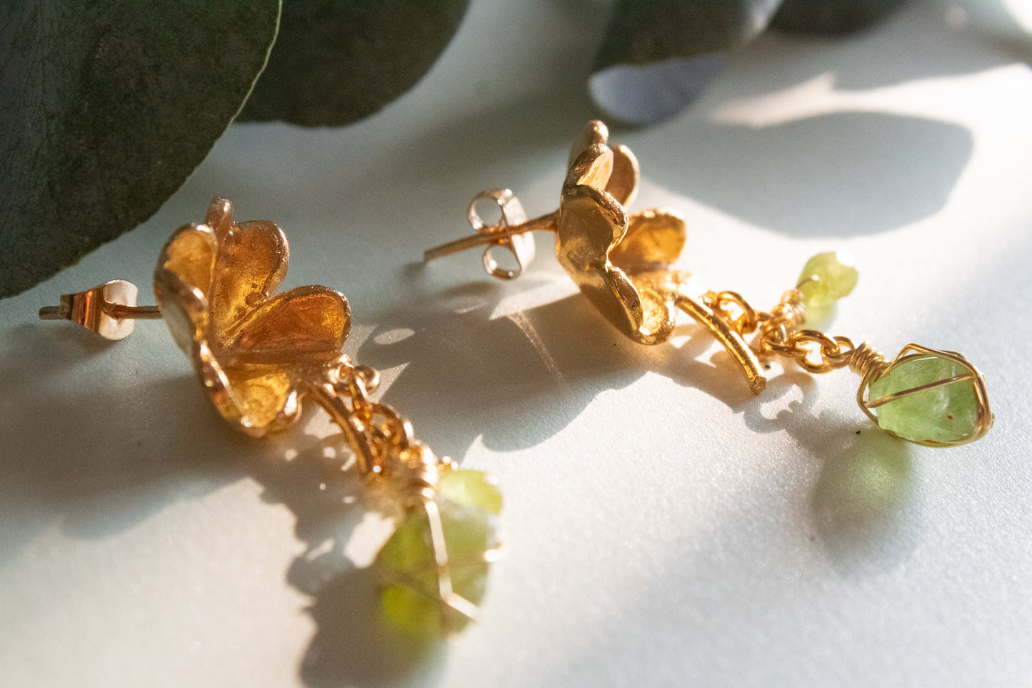 Fortuna. Aretes con peridoto