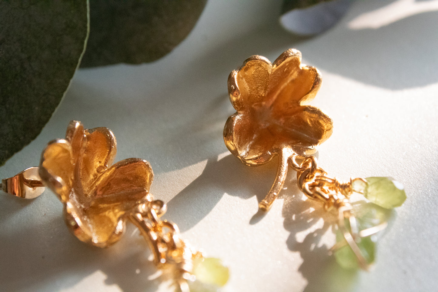 Fortuna. Aretes con peridoto