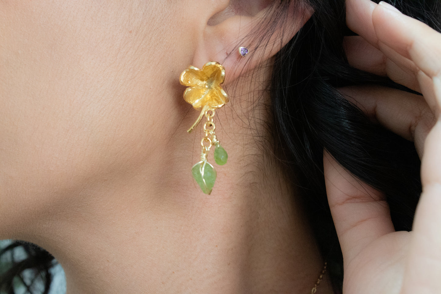 Fortuna. Aretes con peridoto